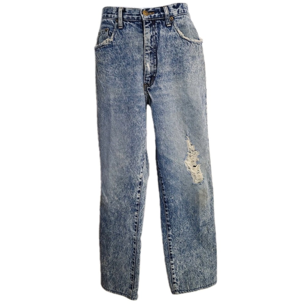 Vintage Guess Georges Marciano Mens Acid Wash Distressed Jeans Tag Size 36